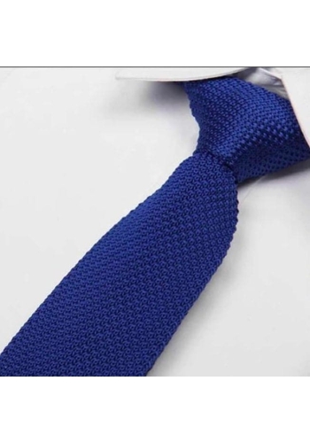 Cravate Tricot Bleu Roi : Élégance et Style Assurés