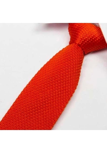 Cravate Tricot Orange : Élégance et Style Unique