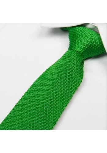 Cravate Tricot Vert Intense : Élégance et Style Unique