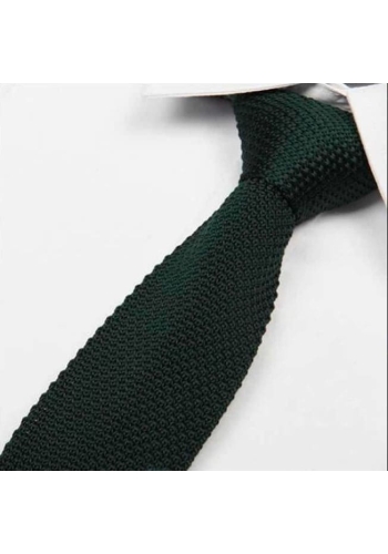 Cravate Tricot Vert Foncé : Élégance et Style Assurés