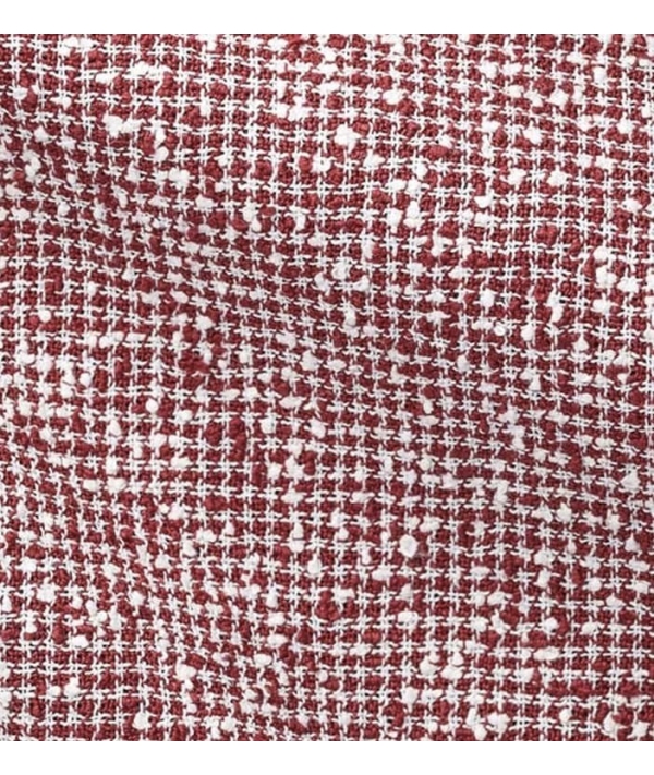 Blazer Rouge Croisé Pied de Poule : Élégance Assurée