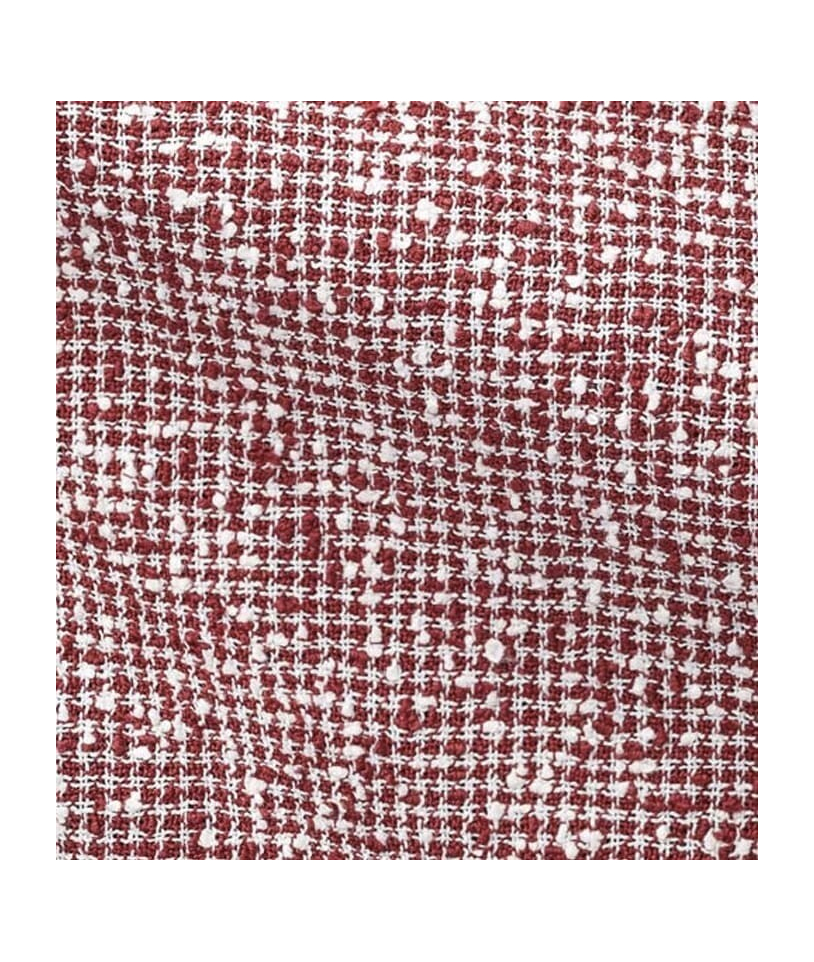 Blazer Rouge Croisé Pied de Poule : Élégance Assurée