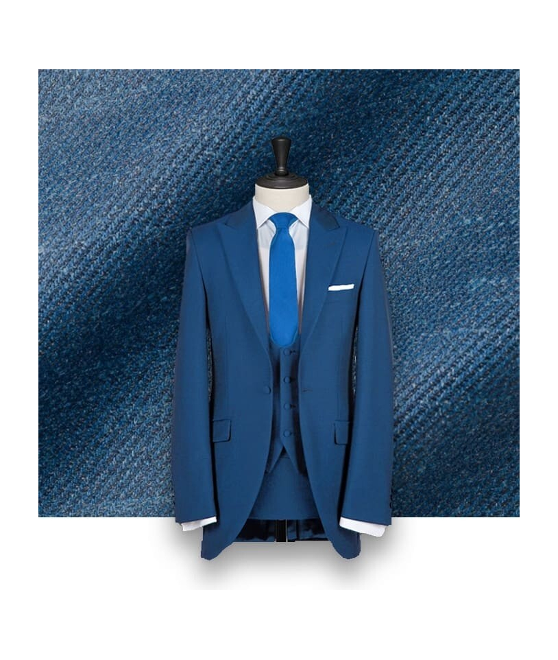 Costume Bleu Indigo 3 Pièces : Élégance Assurée!