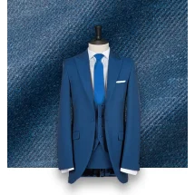 Costume Bleu indigo 3 pièces — sur mesure — Costume Privé Paris