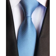 cravate bleu ciel sur mesure, qualite | Costume Privé Paris