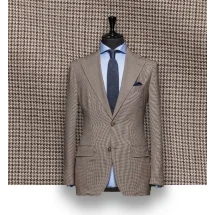 Costume Marron Pied de Poule | Costume Privé Paris