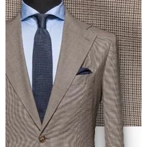 Costume Marron Pied de Poule | Costume Privé Paris