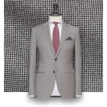 Costume Gris Pied de Poule Clair | Costume Privé Paris