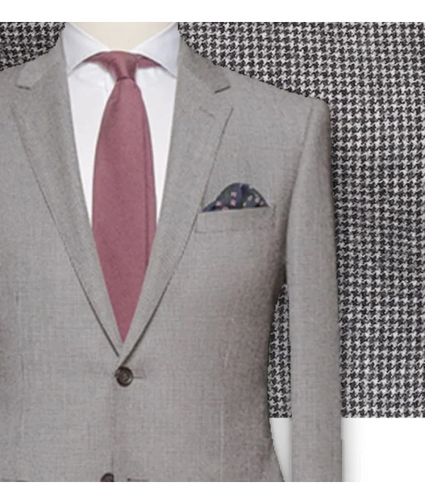 Costume Gris Pied de Poule Clair | Costume Privé Paris