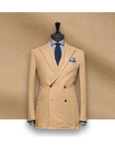 Blazer Beige Sable Croisé