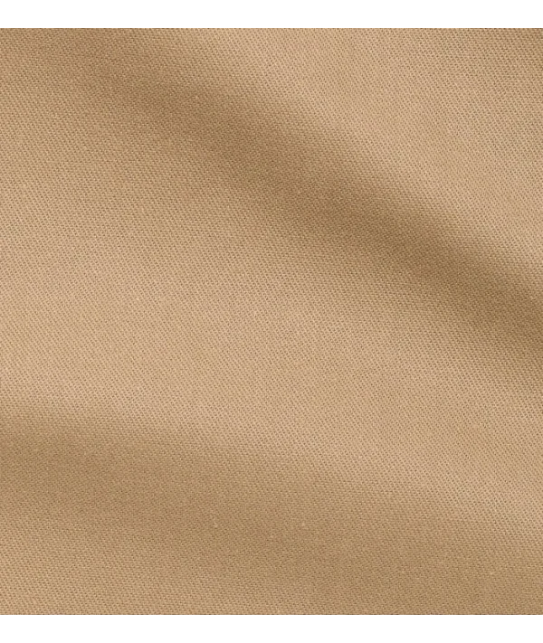 Blazer Beige Sable Croisé — détail confection main
