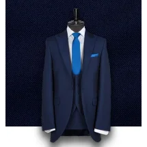 Costume Bleu intense 3 pièces — sur mesure — Costume Privé Paris