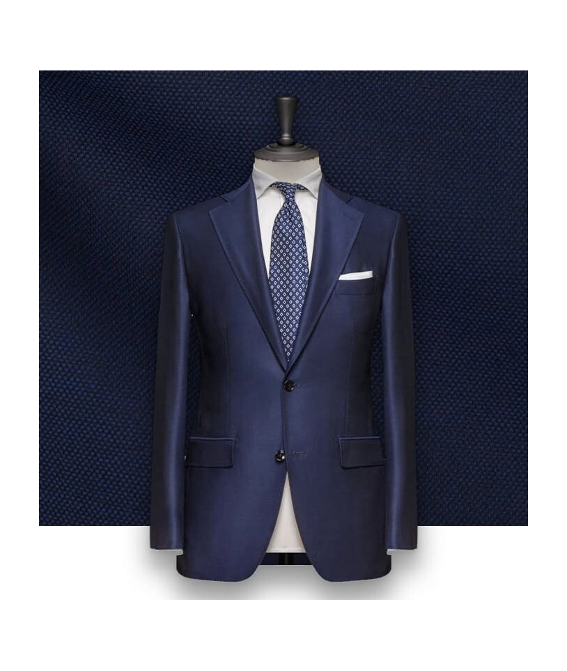 Costume Bleu Natté : Élégance et Style Incontournable