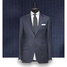 Costume Bleu fines rayures | Costume Privé Paris