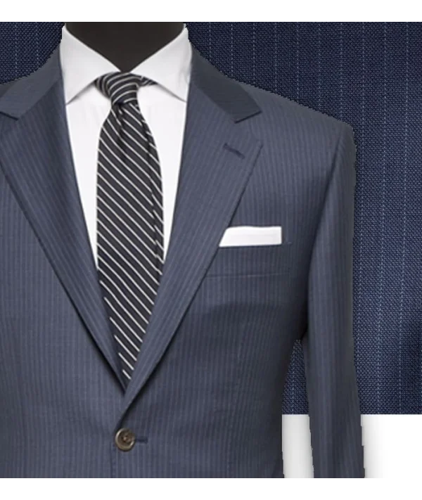 Costume Bleu fines rayures | Costume Privé Paris