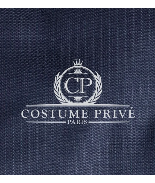 Costume Bleu fines rayures | Costume Privé Paris