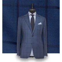 Costume Bleu à Carreaux Foncés | Costume Privé Paris