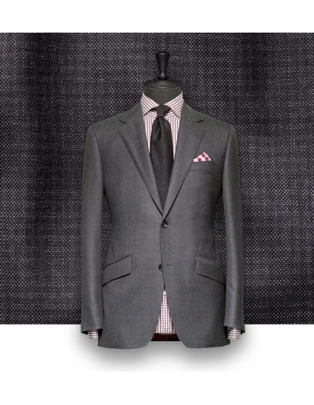 Costume Gris Faux-Uni Élégance et Style Assuré