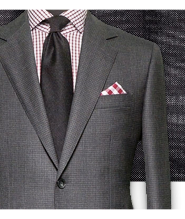 Costume Gris Faux-Uni Élégance et Style Assuré