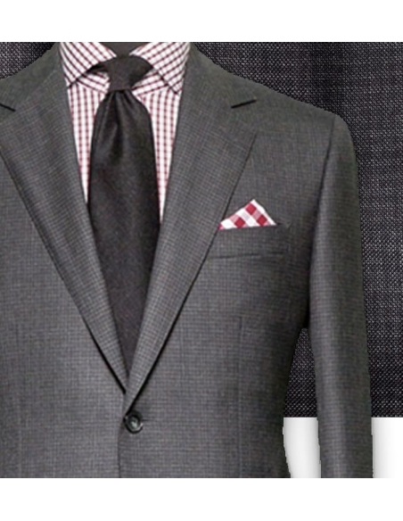 Costume Gris Faux-Uni Élégance et Style Assuré