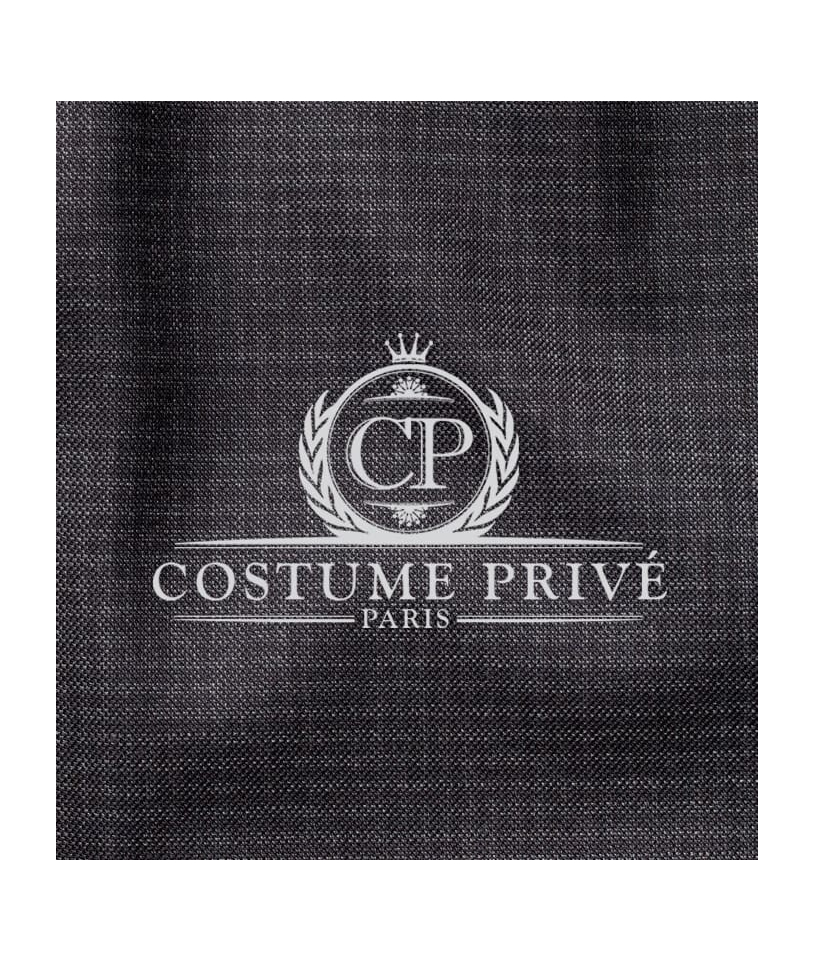 Costume Gris Faux-Uni Élégance et Style Assuré