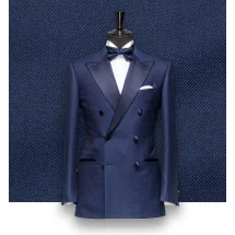 Smoking Bleu Croisé : Élégance et Style | Costume Privé Paris