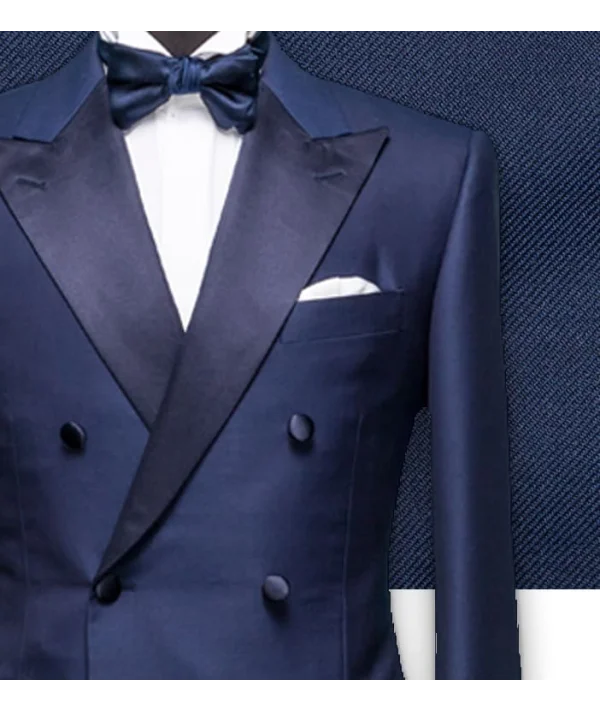 Smoking Bleu Croisé : Élégance et Style | Costume Privé Paris