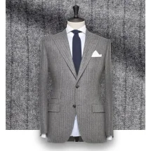 Costume Gris rayures foncées | Costume Privé Paris