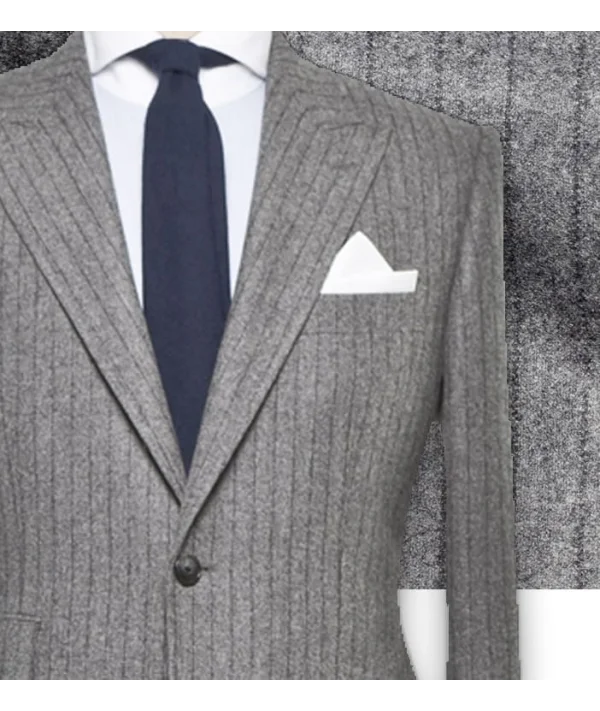 Costume Gris rayures foncées | Costume Privé Paris
