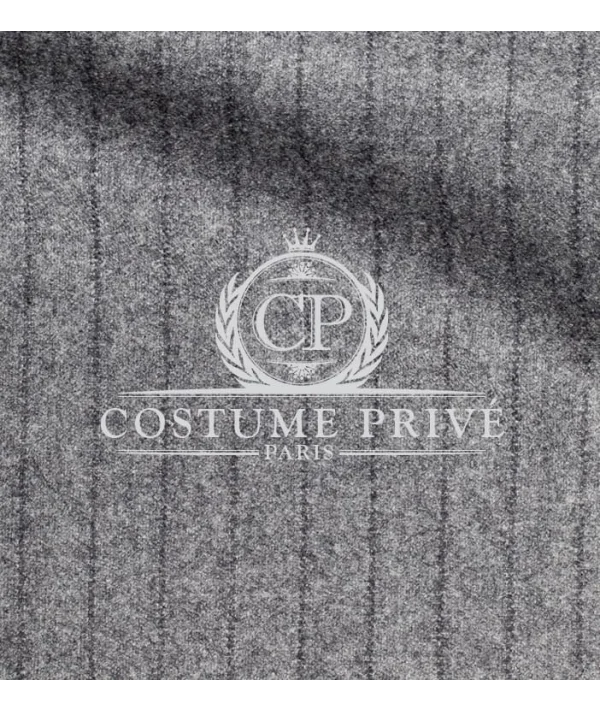 Costume Gris rayures foncées | Costume Privé Paris