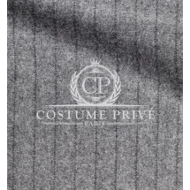 Costume Gris rayures foncées | Costume Privé Paris
