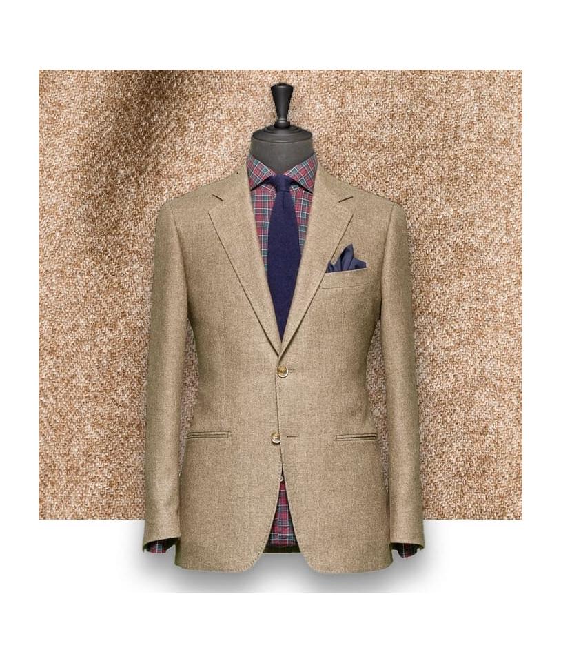 Blazer Marron Chevrons : Élégance et Style Assuré