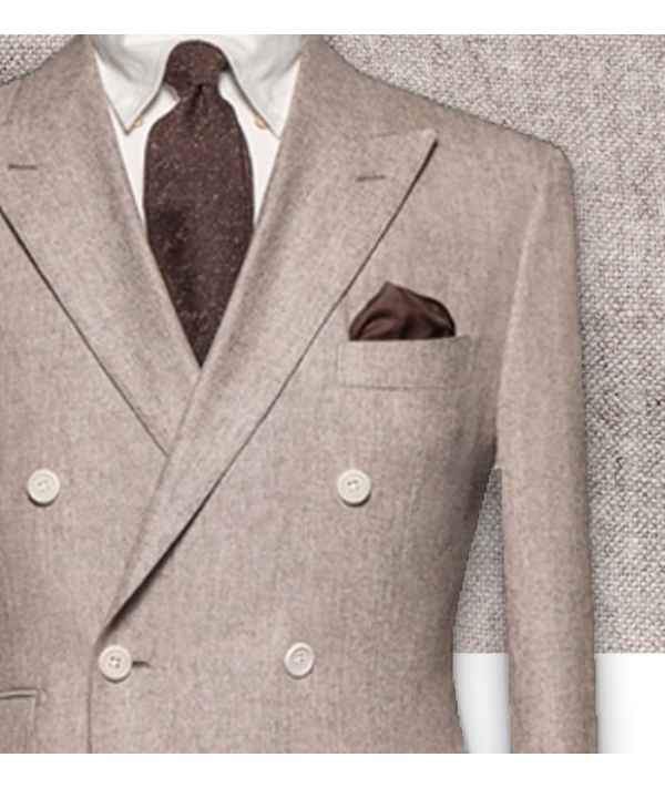Blazer Beige Flanelle : Élégance et Style intemporel