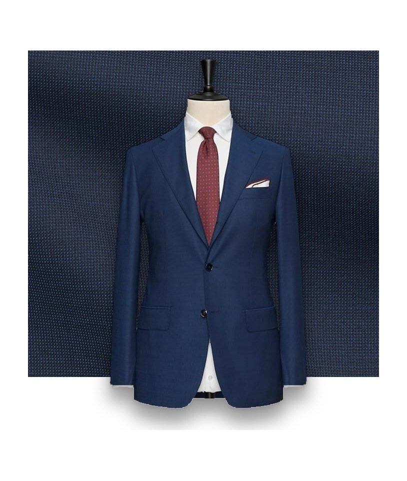 Costume Bleu Faux-Uni Élégant pour Hommes - Chic et Cla...