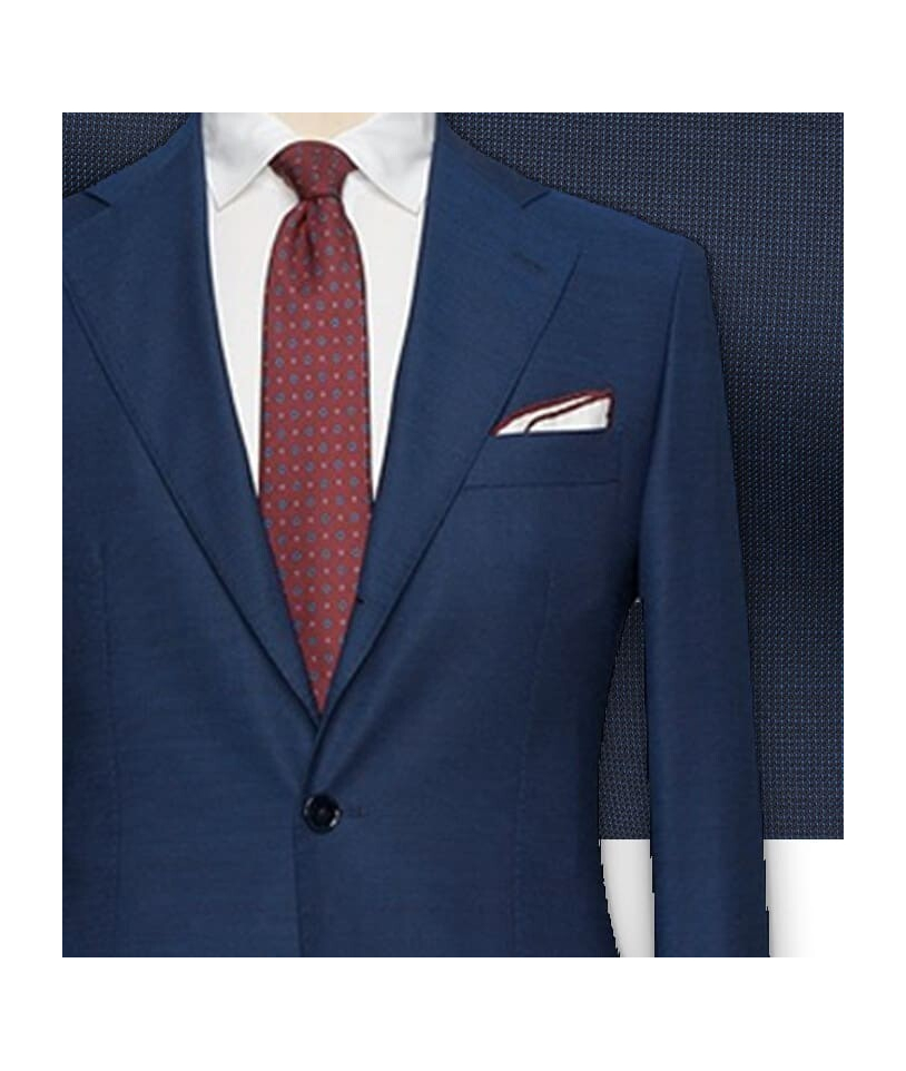 Costume Bleu Faux-Uni Élégant pour Hommes - Chic et Cla...