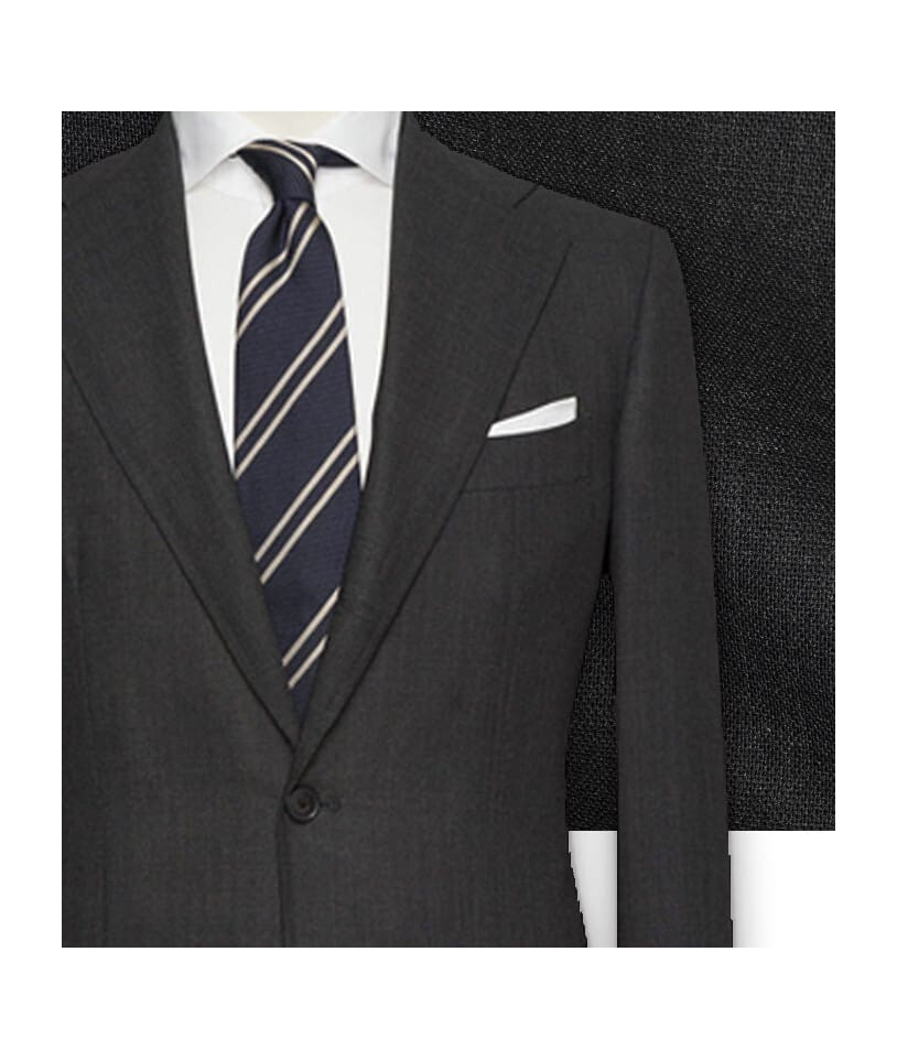 Costume Gris Anthracite Fil à Fil – Élégance Assurée