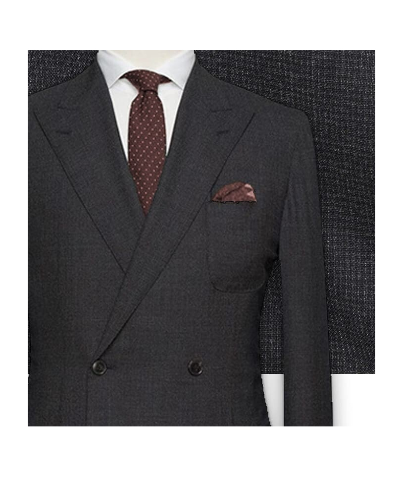 Costume Gris Anthracite Croisé : Élégance et Style