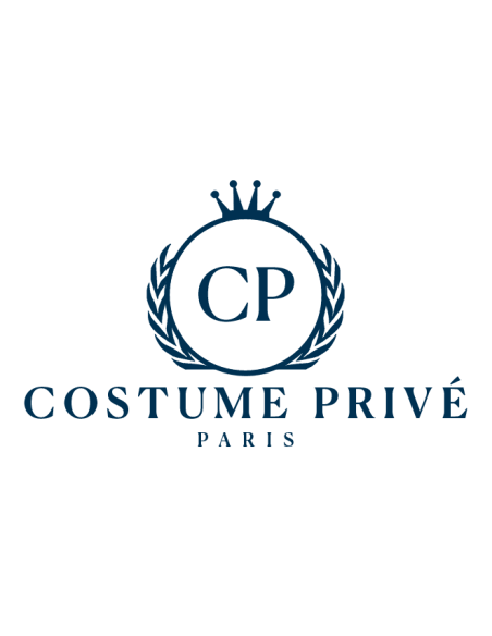 Smoking croisé 1 bouton col châle vert foncé