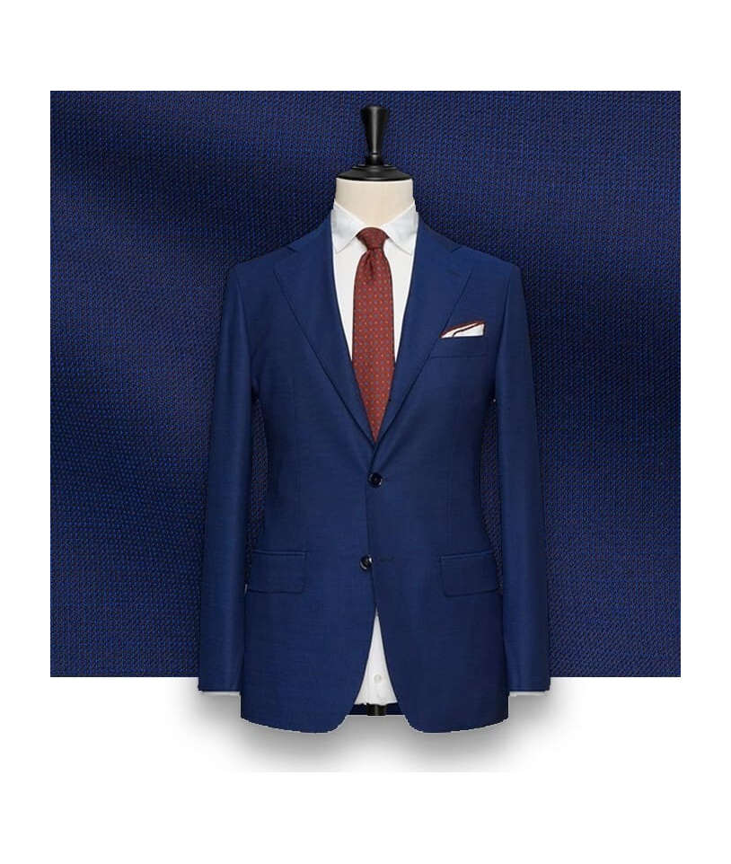 Costume Bleu Intense Faux-Uni : Élégance et Style Assuré