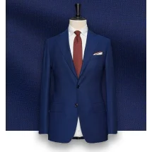 Costume Bleu intense faux-uni — sur mesure — Costume Privé Paris