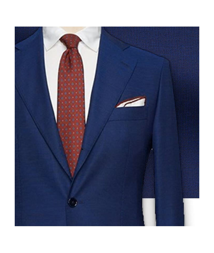 Costume Bleu Intense Faux-Uni : Élégance et Style Assuré