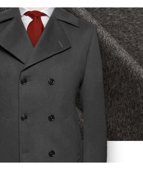 Manteau Caban Gris anthracite | Costume Privé Paris