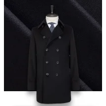 Manteau Caban Bleu navy Cachemire | Costume Privé Paris