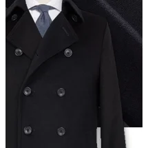 Manteau Caban Bleu navy Cachemire | Costume Privé Paris