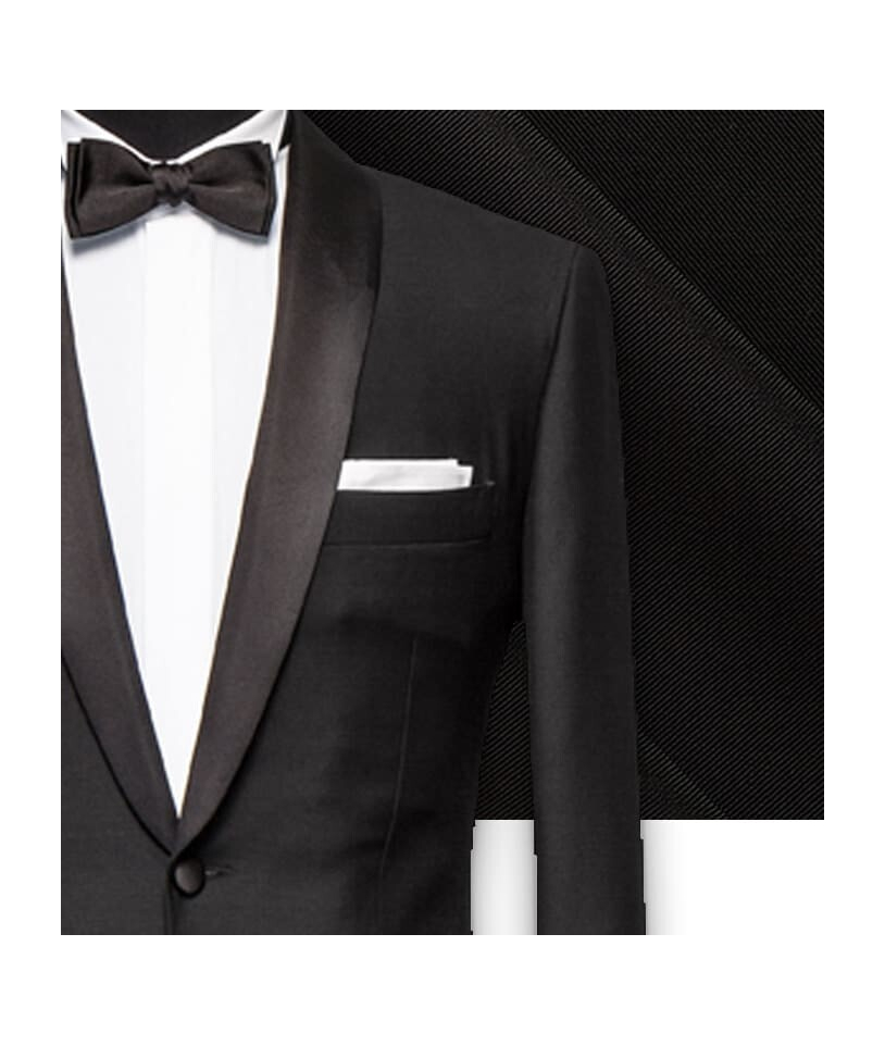 Smoking Noir Col Chale : Élégance et Chic Assuré