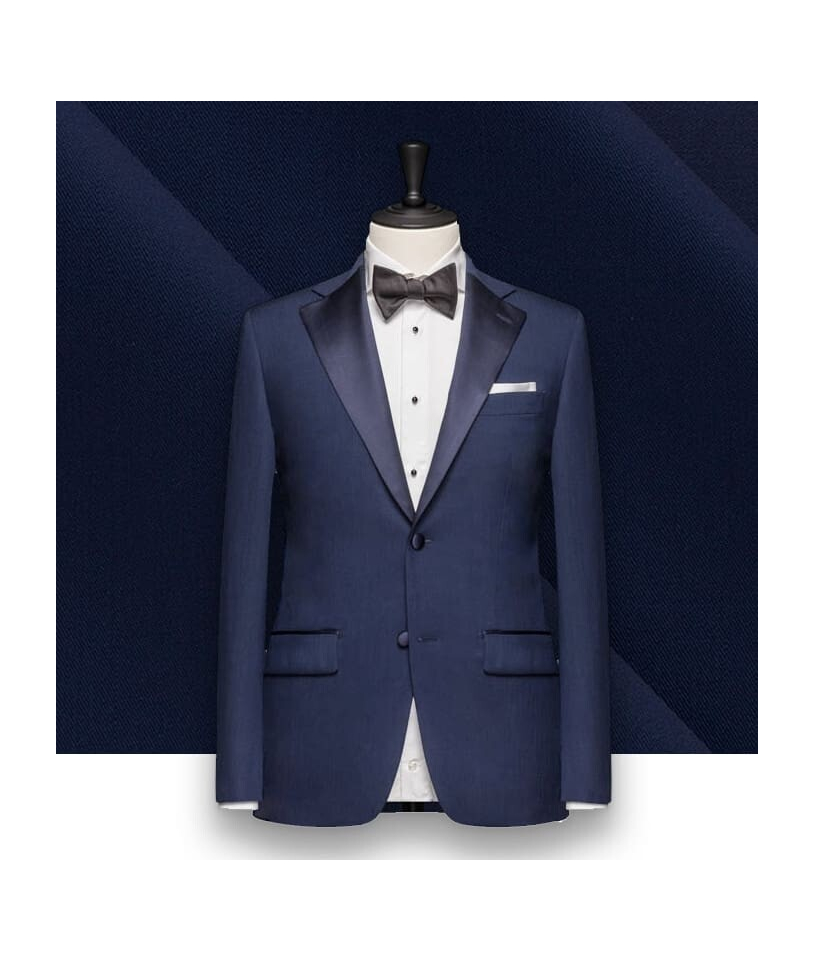 Smoking Bleu Moyen : Élégance et Style Assuré