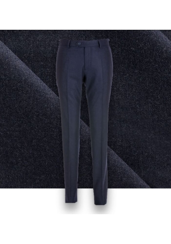 Pantalon Bleu Nuit en Flanelle : Élégance et Confort