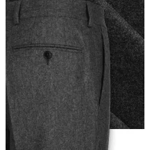 Pantalon Gris Anthracite en Flanelle | Costume Privé Paris