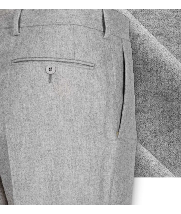 Pantalon Gris Clair Flanelle : Élégance et Confort Assuré