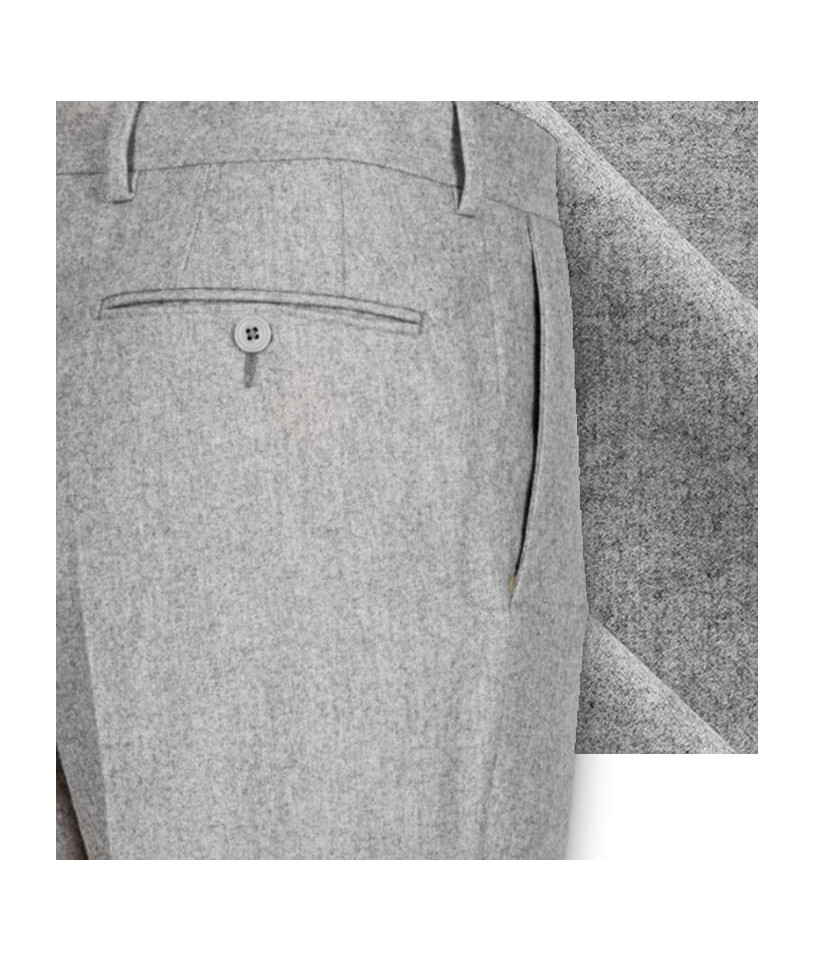 Pantalon Gris Clair Flanelle : Élégance et Confort Assuré
